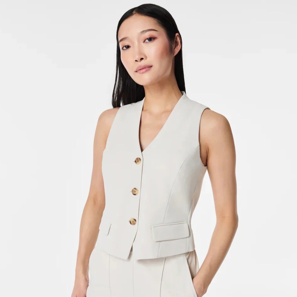 SPANX Carefree Crepe Vest Top XL